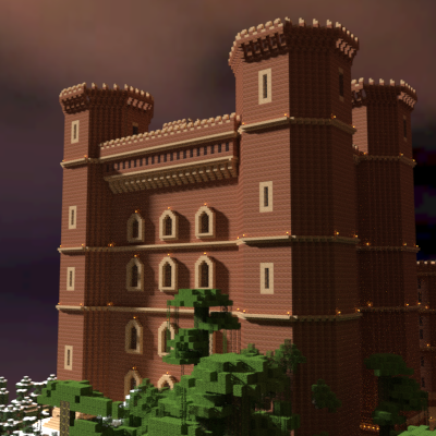Red Brick Tudor Castle, creation #187