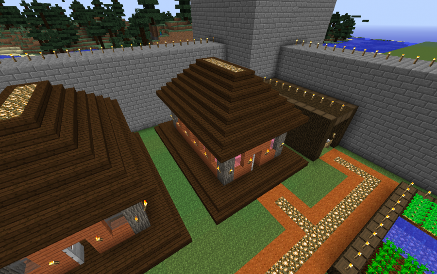 Basic Acacia/Dark Wood House, creation #1938