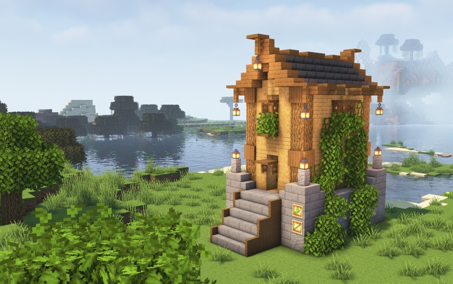 Minecraft: Construindo uma Casa Medieval Pequena 