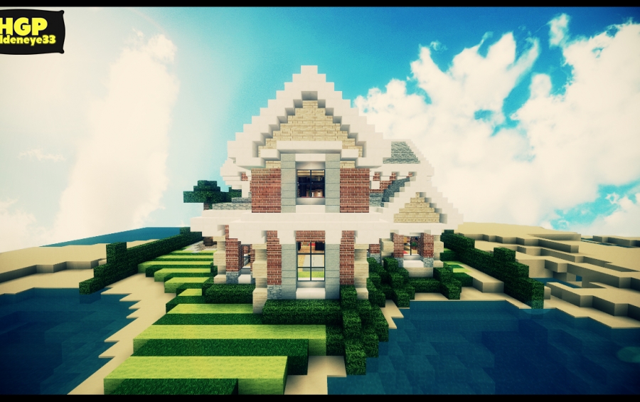 The original Minecraft house, creation #15688