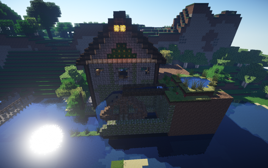 Medieval water mill, creation #2412 Medieval water mill, creation #2412