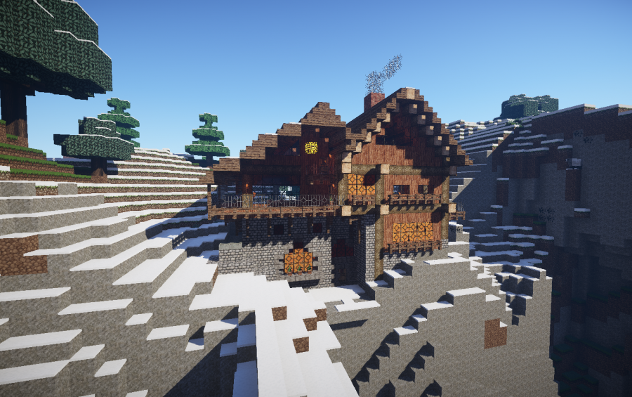 Mountain chalet, creation #2445