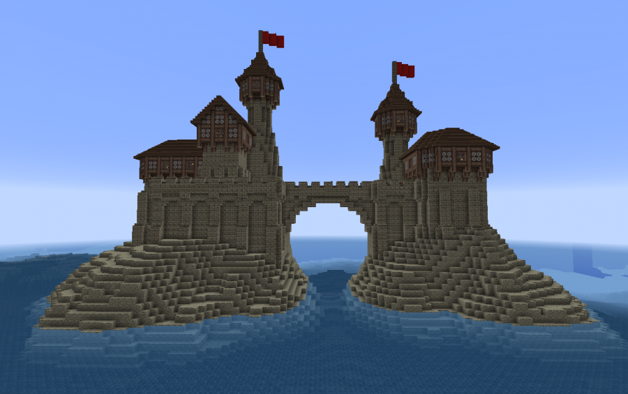 Minecraft Island Fortress Tutorial!