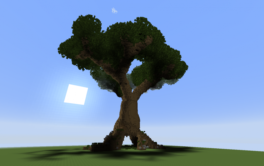 Giant Tree With a house, creation #3253 Giant Tree With a house, creation #3253