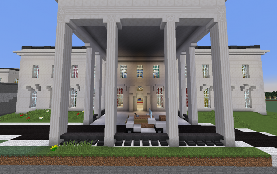 Linda Casa Branca / Beautiful White House Minecraft Map