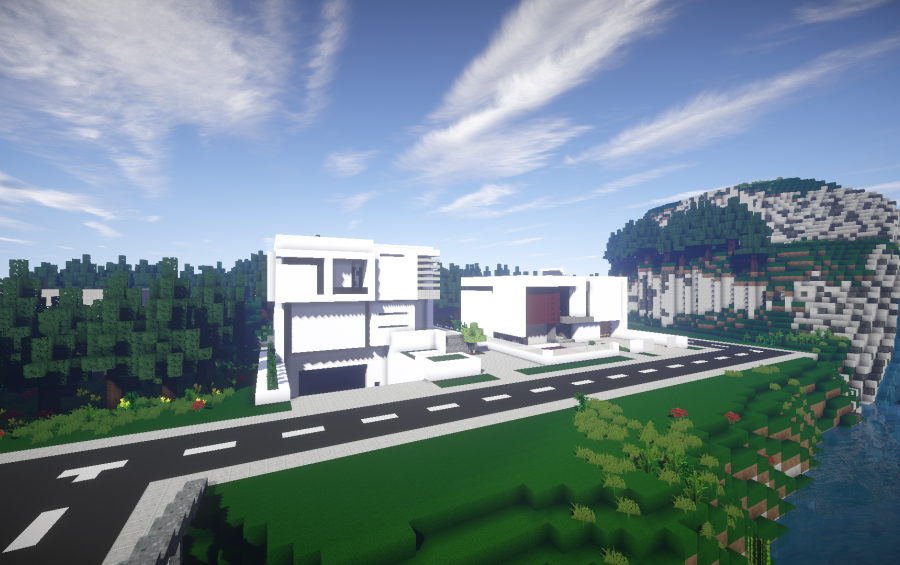 Paradise Falls : r/Minecraft