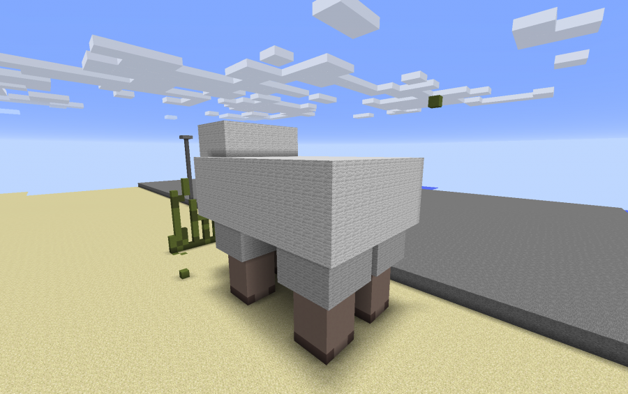 Crepi on X: End sheep for End update 🐑 Concept by @xndcrafter #Minecraft #Blockbench / X