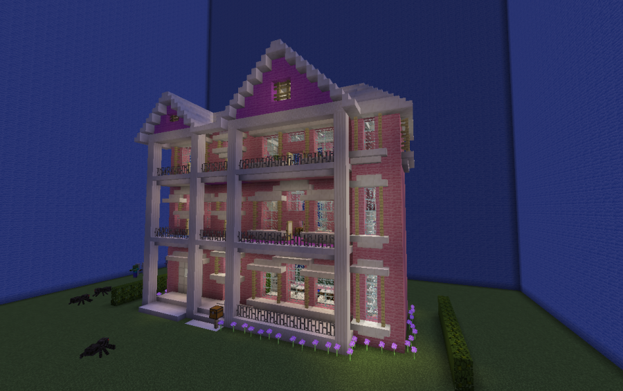 DECORAÇÃO CASA DA BARBIE (Barbie Dream House) - Minecraft 